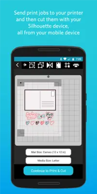 Silhouette Go android App screenshot 1